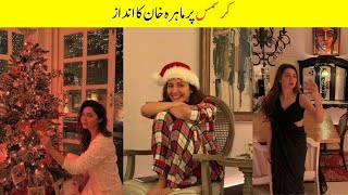 Mahira Khan Christmas Style | Elegant Look &amp; Festive Vibes