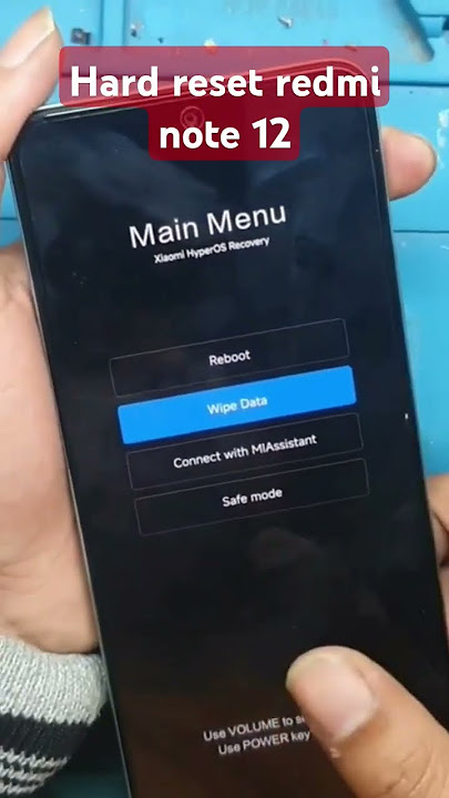 Hard Reset Redmi Note 12‼️Lupa Pola Hank Logo
