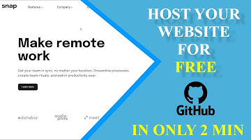 Host Website for FREE on GitHub in 2 Minute Only #github
