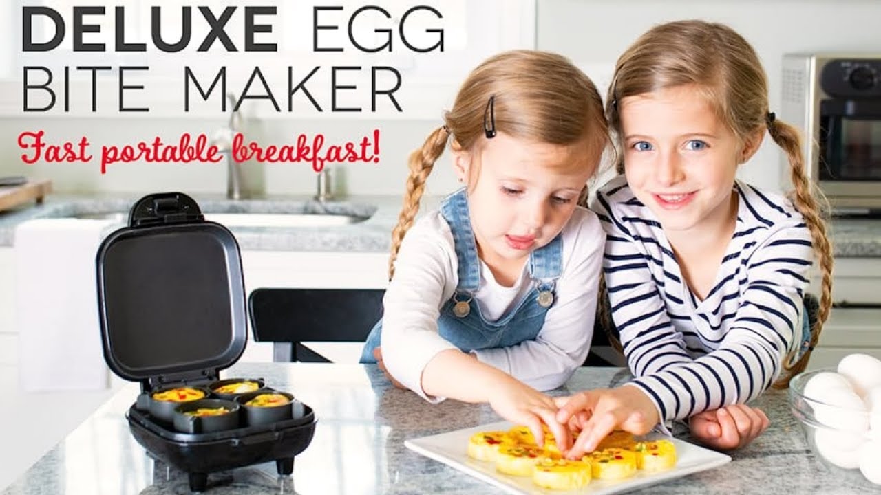 DASH Deluxe Sous Vide Style Egg Bite Maker with Silicone Molds for