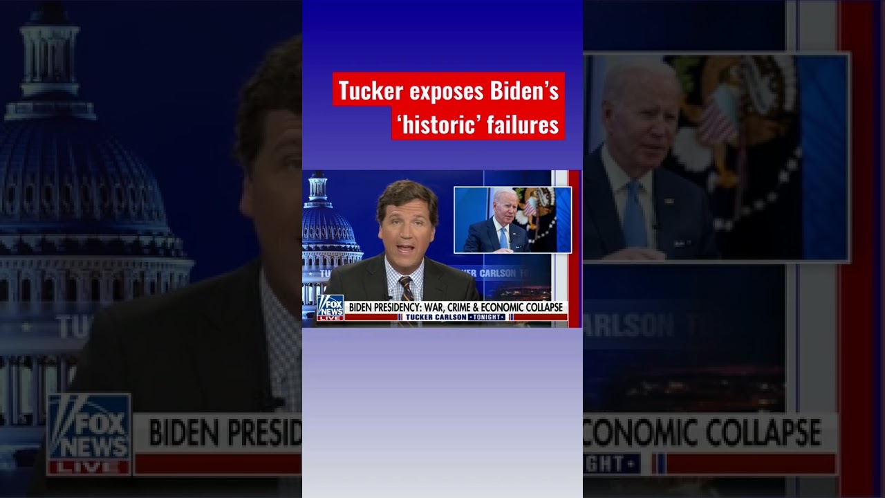 Tucker: This from Biden is an ‘unparalleled disaster’ #shorts