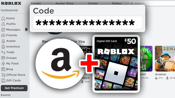 Roblox Gift Card Robux 50.000 Brasil - Código Digital - Playce - Games &  Gift Cards 