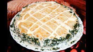 Закусочный торт из блинов с курицей и грибами! Ну, оОчень вкусно! Закусочный торт из блинов с курицей и грибами! Ну, оОчень вкусно!