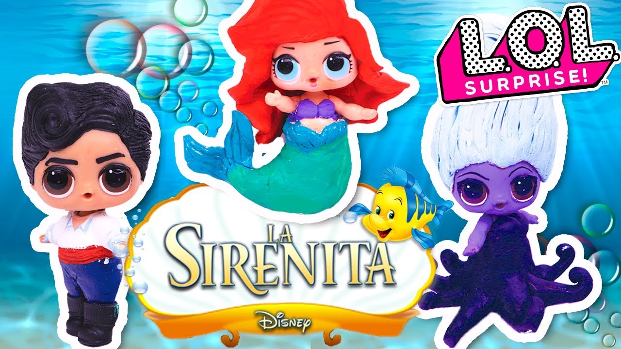muñecos de la sirenita ariel