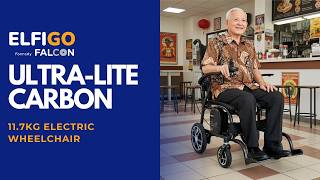 ELFIGO Ultra lite carbon 11.7KG Electric Wheelchair