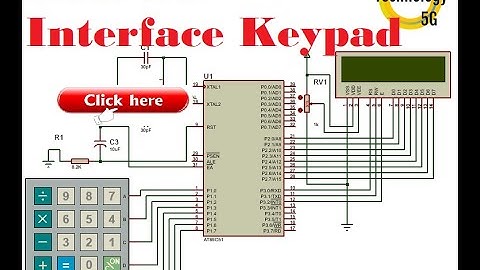 Microcontroller 8051 Project 36 How To Interface Keypad