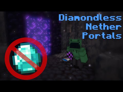Nether Portals without Diamonds! | Minecraft Rundown