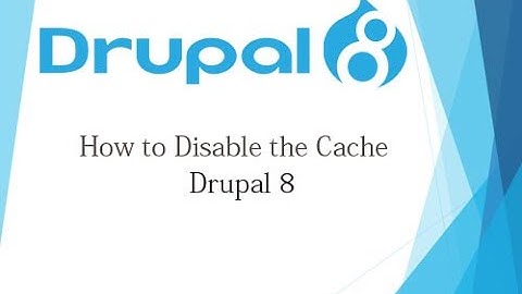 Drupal 8 Tutorial for Beginner Lesson-45: How to Disable the Cache in Drupal 8 - Hindi