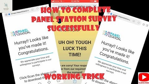 How to complete survey successfully in Panel Station | Panel Station Survey |Complete Survey Easily|