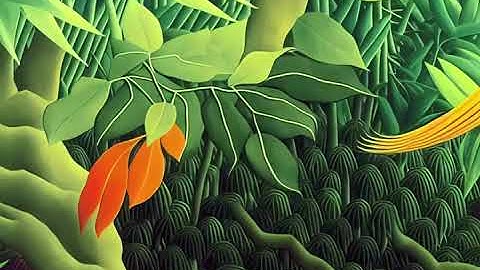 "Jungle" - Ai Animation - Stable Diffusion - Henry Rousseau Style