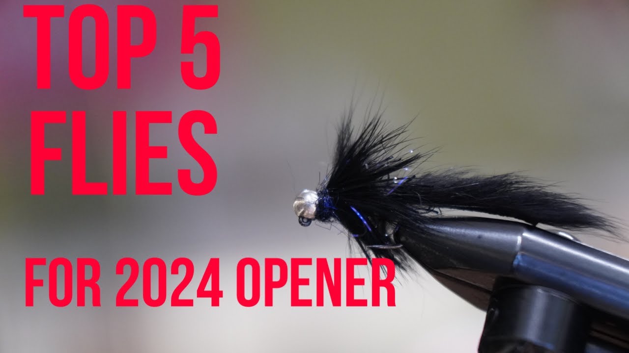 Top 5 Flies for 2024 Trout Opener. Winter Driftless Flies 