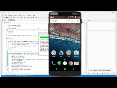 B4A 5.50 - Send an email with the crash logs