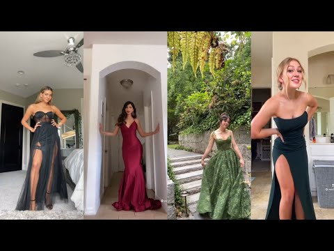 Prom dress TikTok elbise değişim akımı part2 👗 - YouTube