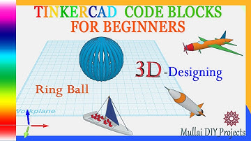 Create a Ring Ball in TinkerCAD CodeBlocks | DIY_Projects