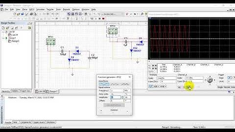 Voltage Doubbler Tripler and Quadrupler Simulations in Multisim and Proteus