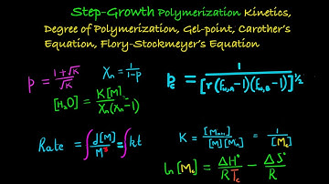 Step Growth Polymerization Fully covered - DP, Gel Point, Stoichiometry - Solved Problems