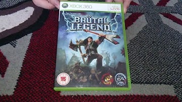 Nostalgamer Unboxes Brutal Legend For Xbox 360 System PAL UK
