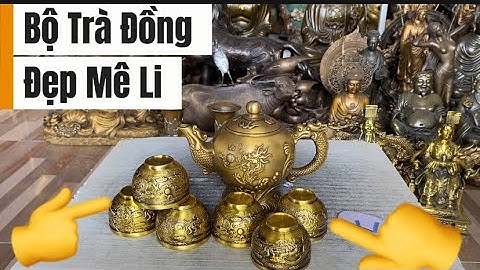Bộ trà rồng rất đẹp _ Tượng đồng xưa _ Đồ cổ xưa độc lạ. #độclạcầnthơ #phongthuy #doco