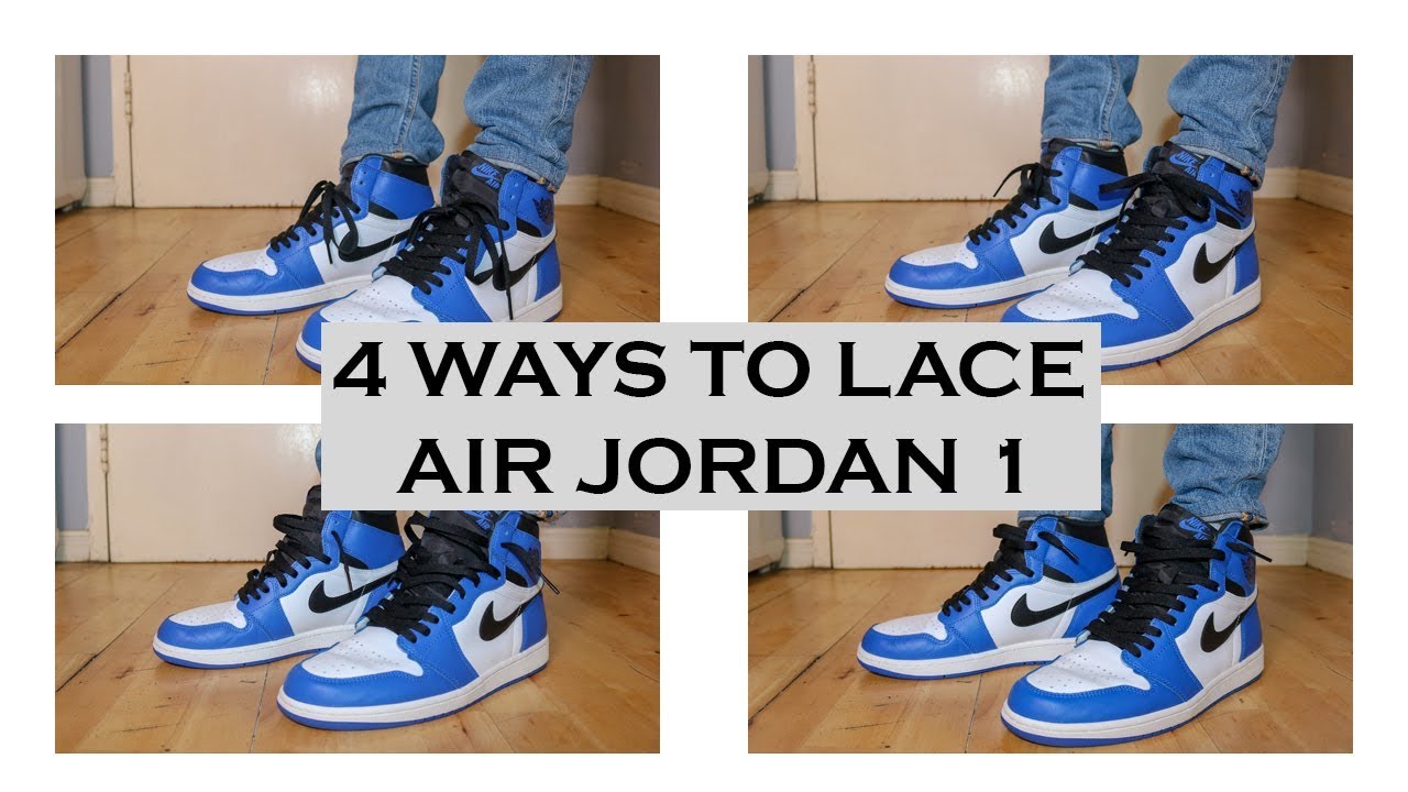 Air Jordan 1 靴紐の結び方４種類 Youtube