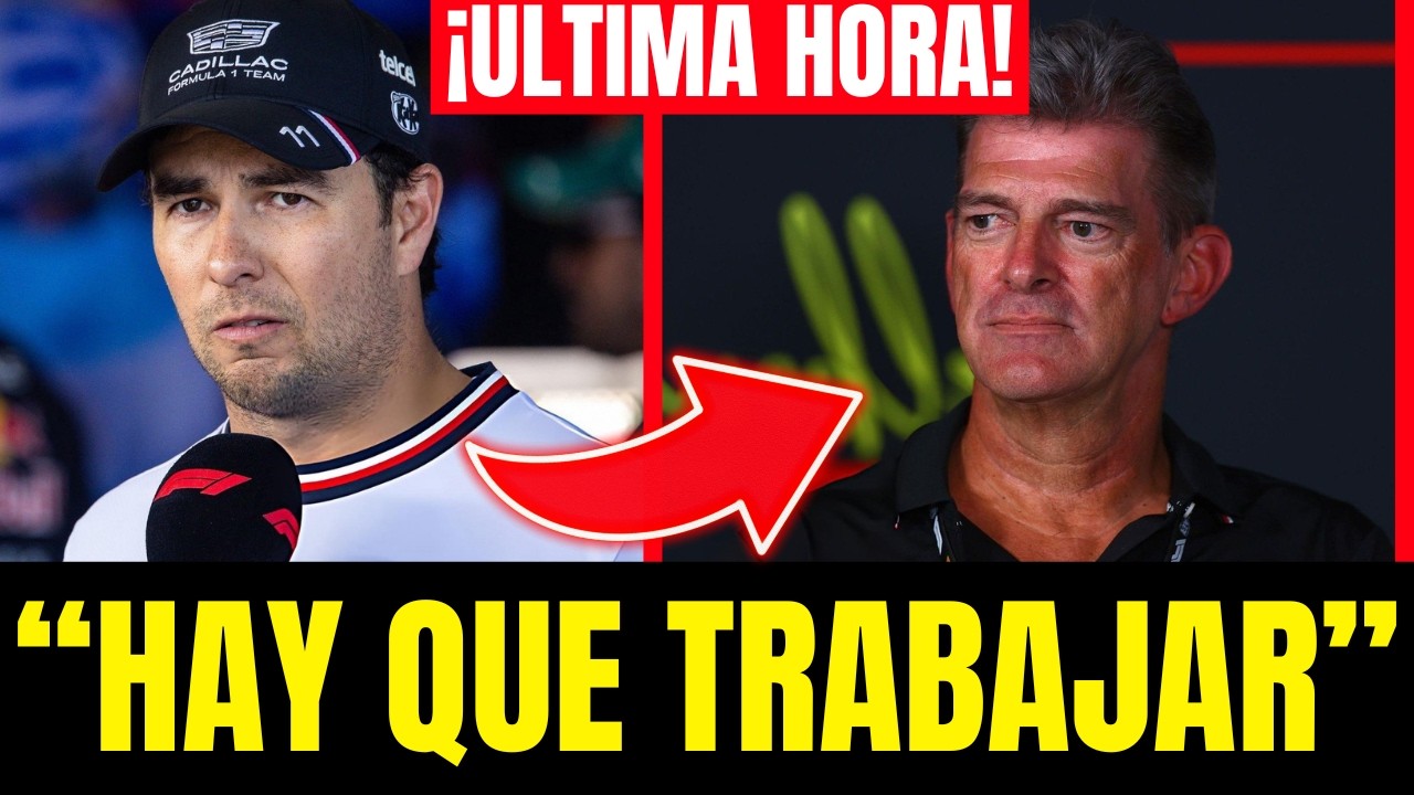 ¡ÚLTIMO MOMENTO! El duro ULTIMÁTUM de Checo Pérez a Cadillac en Australia 🔥