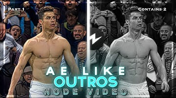 Use These Outros To Enchance Your Edits || Node Video || (+Preset)