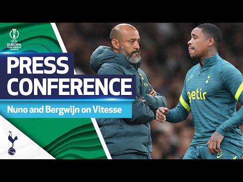 Nuno and Bergwijn's press conference ahead of Vitesse clash!