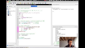 Equations différentielles avec Scilab : méthode d