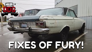 Ratty Fury Rehab! 1964 Plymouth Fury Gets A Working Charging System, Suspension Fixes, And Much More by Dead Dodge Garage 19,415 views 2 months ago 48 minutes