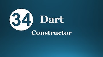 34.  Dart Constructor (Arabic) لغة البرمجة دارت