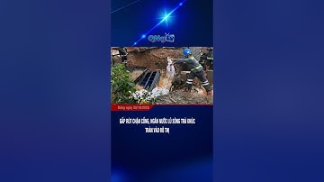 Gấp rút chặn cống, ngăn nước lũ sông Trà Khúc tràn vào đô thị