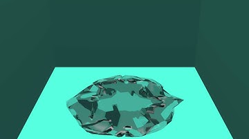 Fluid drop (no remeshing)