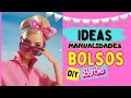 2 IDEAS: Bolsos para muñecas Barbie: Unicornio y estilo TUMBLR 👜👝 Manualidades recicladas para Barbi