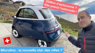 Essai Microlino, une mini-voiture électrique qui peut prendre l'autoroute !