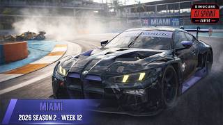 iRacing Season 2 2026, Week 12 | GT Sprint Series by Simucube at Miami