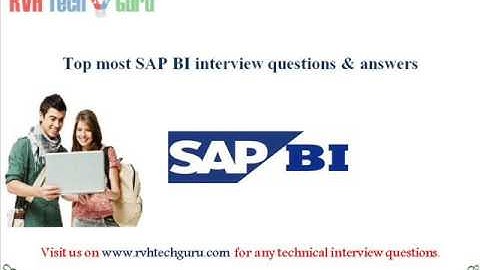 Top most SAP BI interview questions and answers-RVH Tech guru