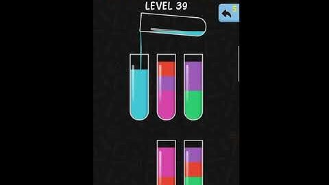 Water color sort ||water color sort level - 39 walkthrough solution (IOS/Android) || simple solution