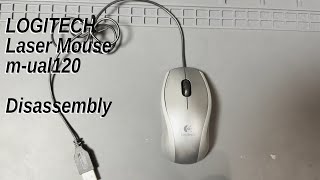 Logitech laser mouse m-ual120 disassembly