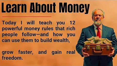 Learn About Money 💰 || 12 Rules Rich People Follow to Build Wealth & Freedom || Graded Reader ✅