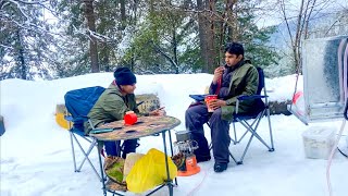 Murree snow fall camping tour || accident || MURREE Road slipping Day 02