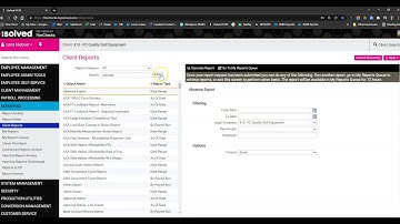 How to Run Reports in iSolved