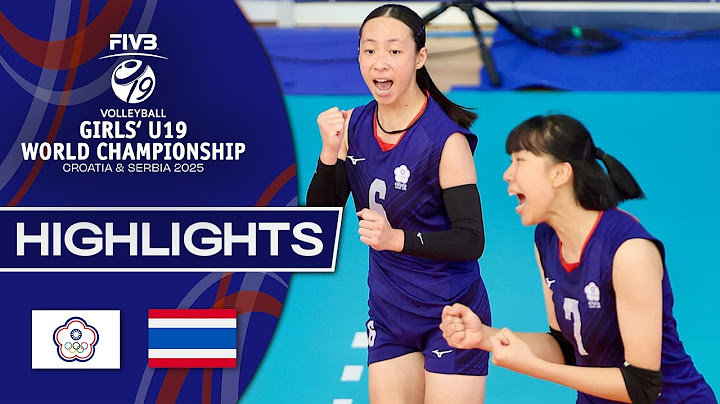 Chinese Taipei  vs. Thailand - Highlights | Girls’ U19 World Champs 2025