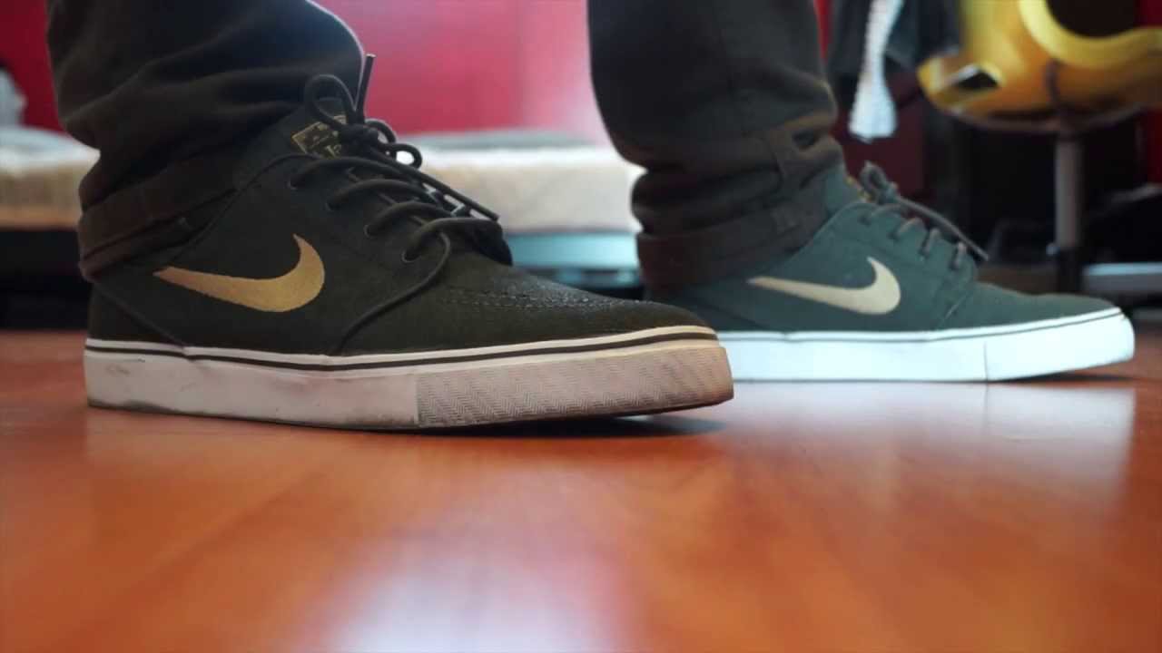 Nike SB Stefan Janoski Sequoia/Filbert + On Feet Review - YouTube