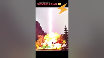 ARE YOU SCARED OR BRAVE ????   | INCREDIBLE LIGHTNING STRIKE FOOTAGE | SUBSCRIBE & SHARE, for more !