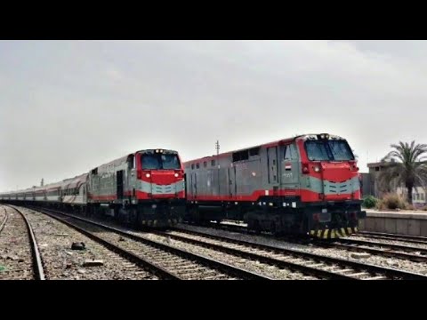 القطار طاير حرفيا كنس منحنى محطه ملوي زى الصاروخ