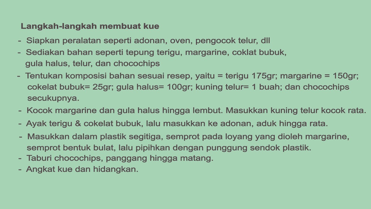 Contoh Algoritma Membuat Kue Cokelat Youtube Contoh Algoritma Membuat Kue Cokelat Youtube