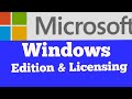 Microsoft Windows Edition/ Windows licensing(در زبان دری)