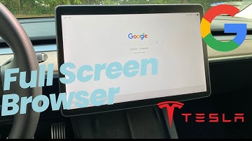 How to use full screen browser on Tesla model 3/ Y