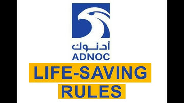 Life Saving Rules   ADNOC