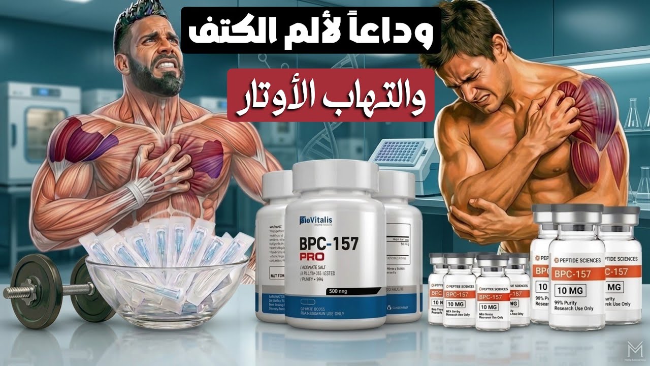 ببتيد BPC-157 الحل المثالي للإصابات والتهاب الأوتار بسرعة
