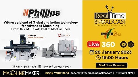 Witness the blending of Global and Indian technology for Advanced Machining Live at IMTEX 2023